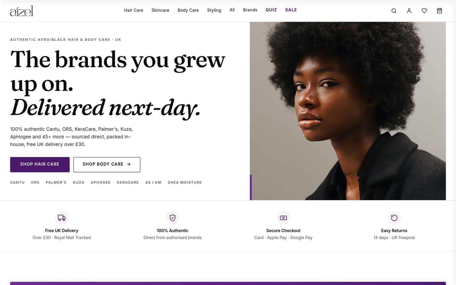Aizel website
