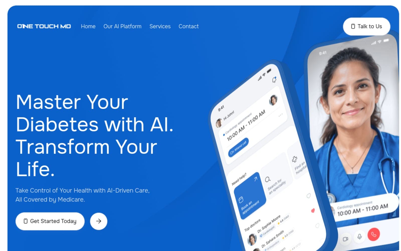 OneTouchMD website
